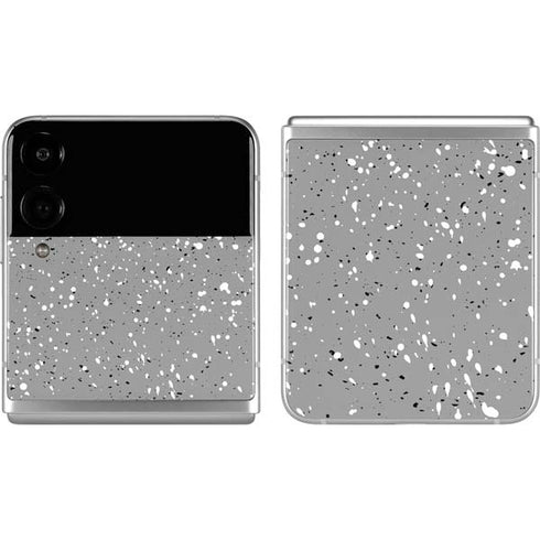 Grey Speckle Galaxy Z Flip4 5G Skin