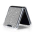 Grey Speckle Galaxy Z Flip5 5G Clear Case