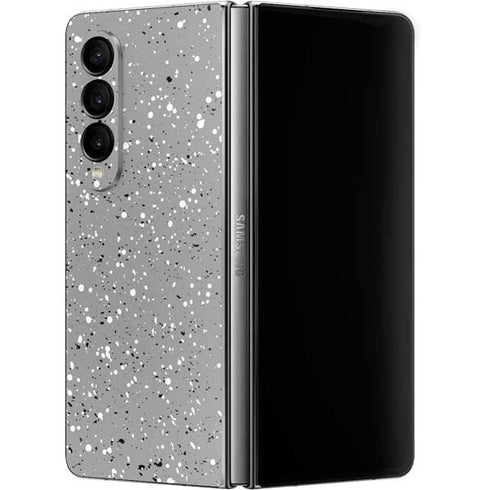 Grey Speckle Galaxy Z Fold4 5G Skin