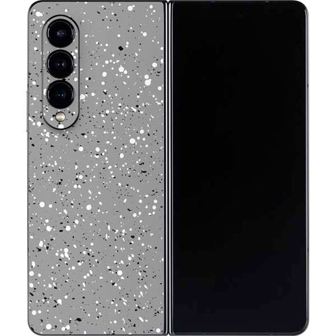 Grey Speckle Galaxy Z Fold4 5G Skin