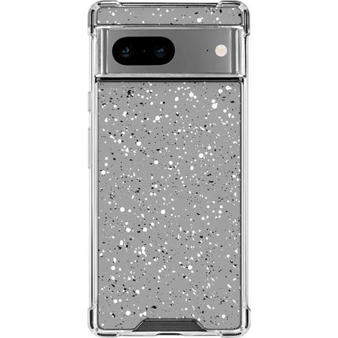 Grey Speckle Google Pixel 8 Clear Case