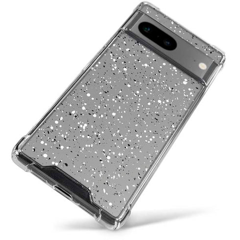 Grey Speckle Google Pixel 8 Clear Case