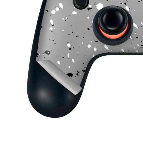 Grey Speckle Google Stadia Controller Skin