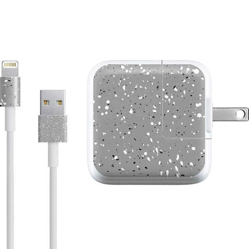 Grey Speckle iPad Charger (10W USB) Skin