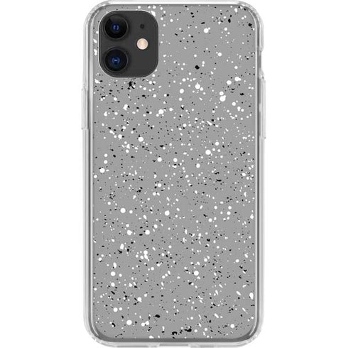 Grey Speckle iPhone 11 Clear Case