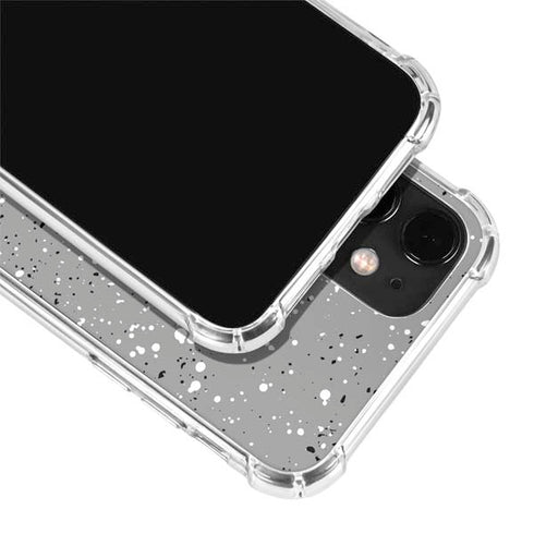 Grey Speckle iPhone 12 Clear Case
