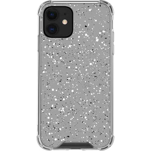 Grey Speckle iPhone 12 Mini Clear Case