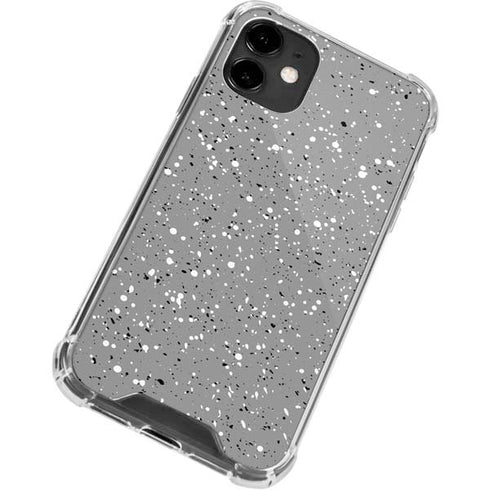 Grey Speckle iPhone 12 Mini Clear Case