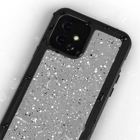 Grey Speckle iPhone 12 Mini Waterproof Case