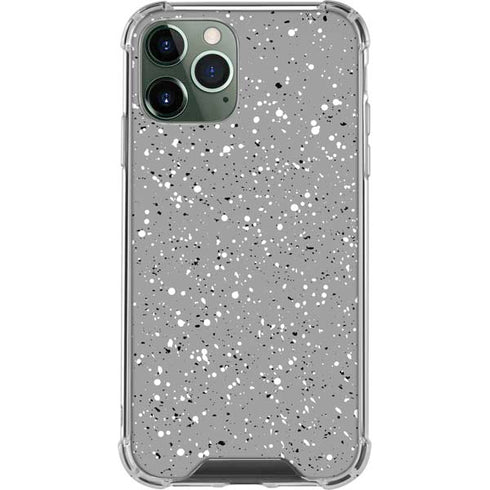 Grey Speckle iPhone 12 Pro Clear Case