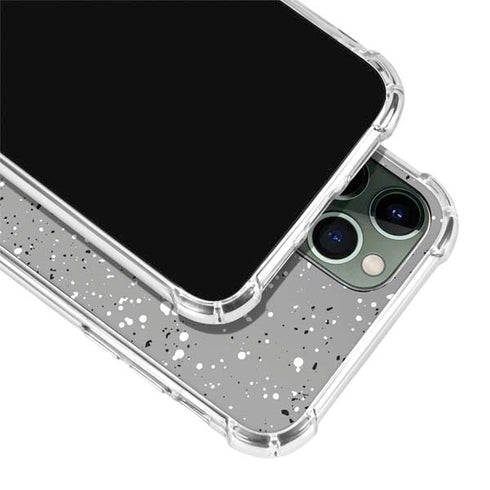 Grey Speckle iPhone 12 Pro Clear Case
