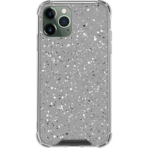 Grey Speckle iPhone 12 Pro Max Clear Case