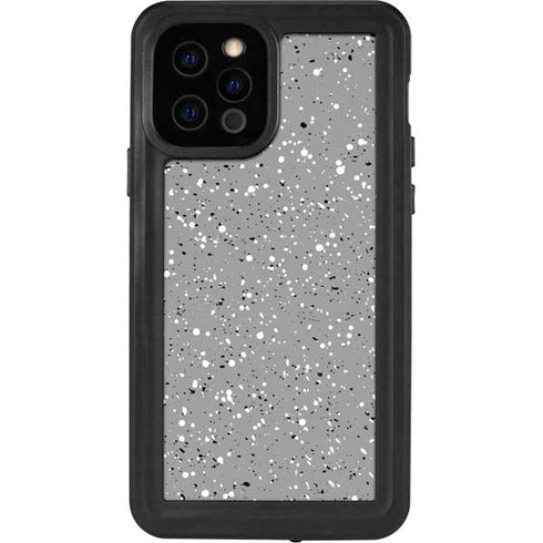 Grey Speckle iPhone 12 Pro Waterproof Case