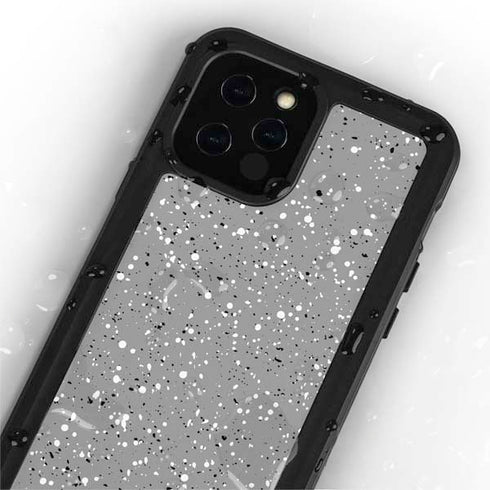 Grey Speckle iPhone 12 Pro Waterproof Case