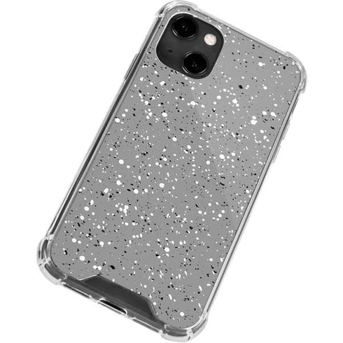 Grey Speckle iPhone 13 Clear Case