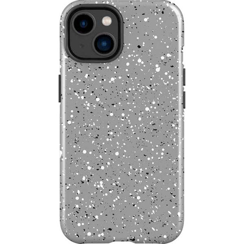 Grey Speckle iPhone 14 Plus Impact Case