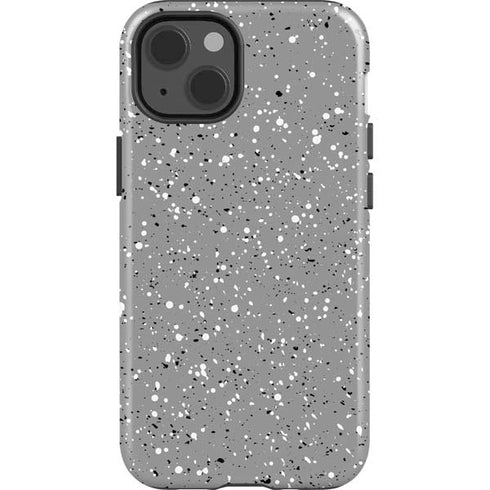 Grey Speckle iPhone 15 Impact Case