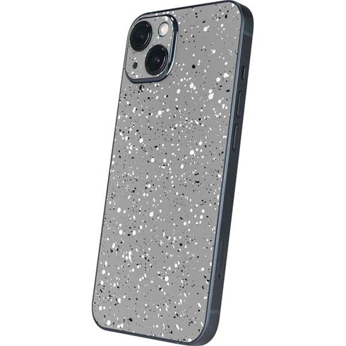 Grey Speckle iPhone 15 Plus Skin