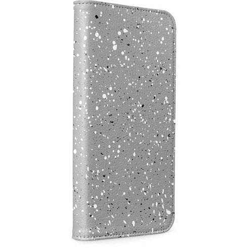 Grey Speckle iPhone 15 Pro Max Folio Case