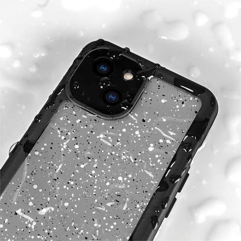Grey Speckle iPhone 15 Waterproof Case