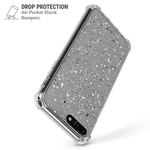 Grey Speckle iPhone 7/8 Plus Clear Case