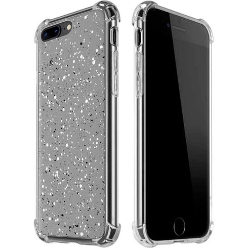 Grey Speckle iPhone 7/8 Plus Clear Case