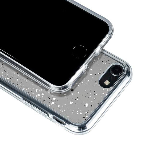 Grey Speckle iPhone SE (2nd & 3rd Gen) Clear Case