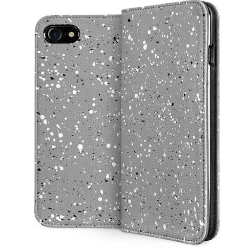 Grey Speckle iPhone SE (2nd & 3rd Gen) Folio Case