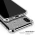 Grey Speckle iPhone XS Max Clear Case