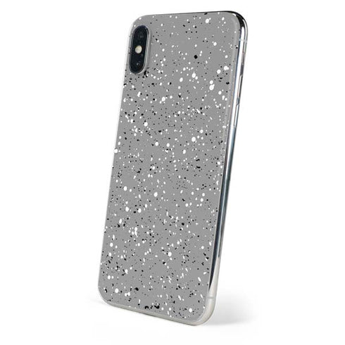 Grey Speckle iPhone XS Skin