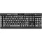 Grey Speckle K95 RGB PLATINUM Mechanical Gaming Keyboard Skin