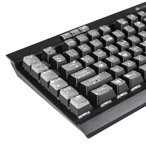 Grey Speckle K95 RGB PLATINUM Mechanical Gaming Keyboard Skin