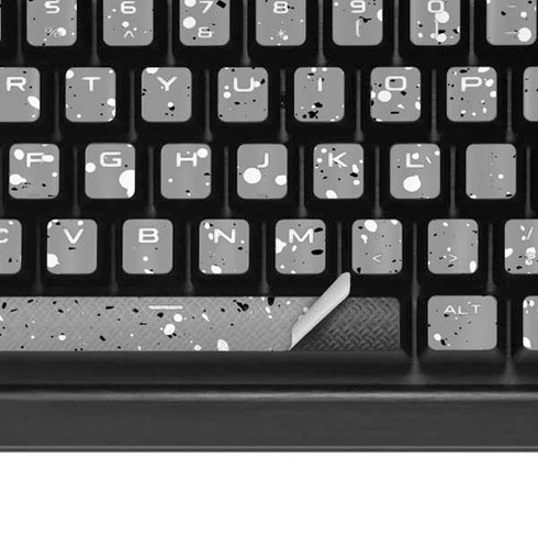 Grey Speckle K95 RGB PLATINUM Mechanical Gaming Keyboard Skin