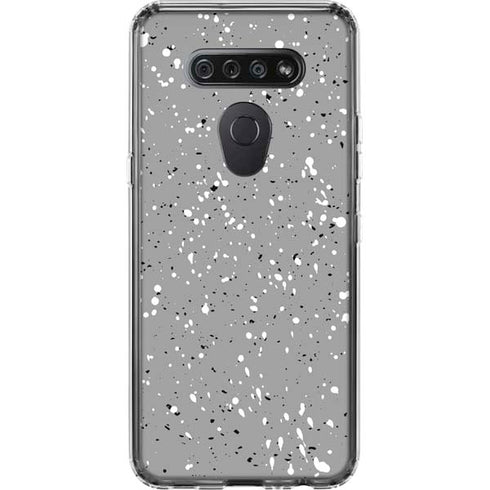 Grey Speckle LG K51/Q51 Clear Case