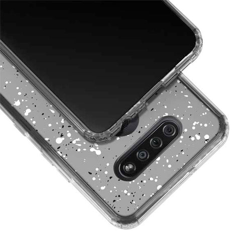 Grey Speckle LG K51/Q51 Clear Case