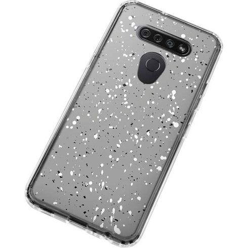 Grey Speckle LG K51/Q51 Clear Case