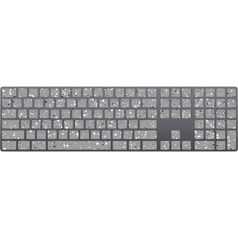 Grey Speckle Magic Keyboard with Numeric Keypad Skin
