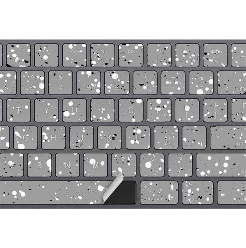 Grey Speckle Magic Keyboard with Numeric Keypad Skin