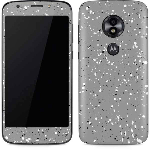 Grey Speckle Moto E5 Play Skin