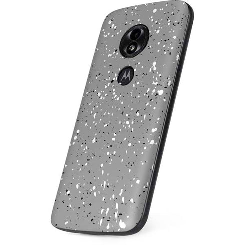 Grey Speckle Moto E5 Play Skin