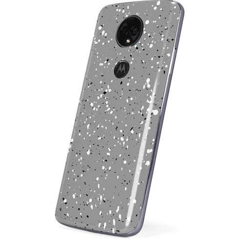 Grey Speckle Moto E5 Plus Skin