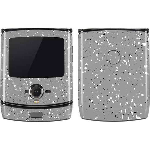 Grey Speckle Motorola RAZR Skin