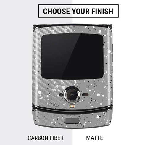 Grey Speckle Motorola RAZR Skin