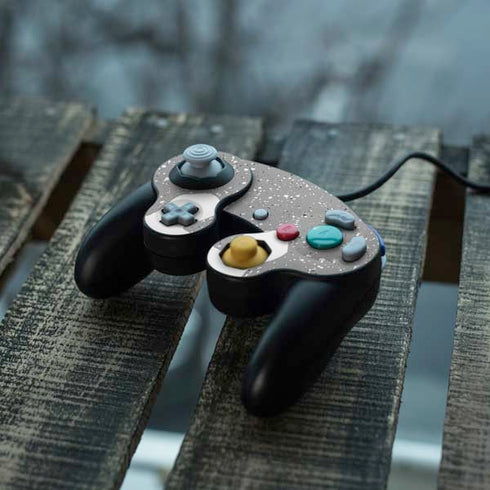 Grey Speckle Nintendo GameCube Controller Skin