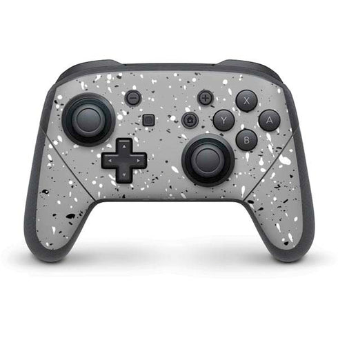 Grey Speckle Nintendo Switch Pro Controller Skin