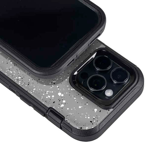 Grey Speckle Otterbox Defender iPhone Skin