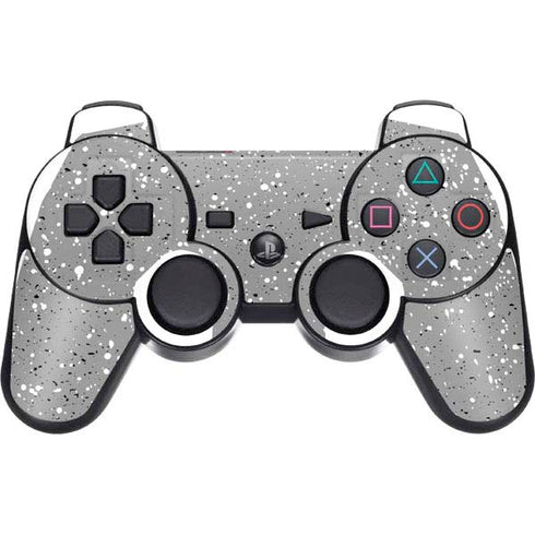 Grey Speckle PS3 Dual Shock wireless controller Skin