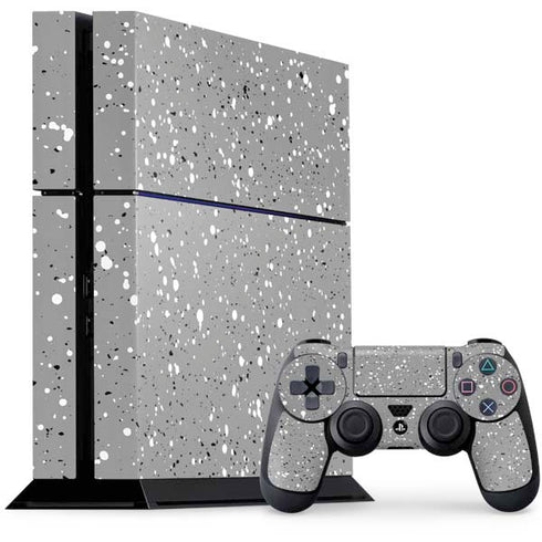 Grey Speckle PS4 Console and Controller Bundle Skin
