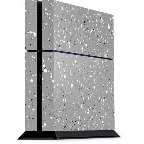 Grey Speckle PS4 Console Skin