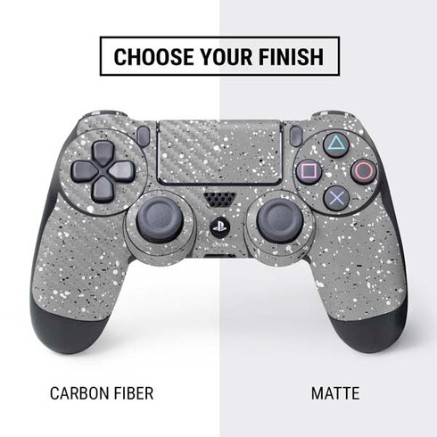 Grey Speckle PS4 Controller Skin